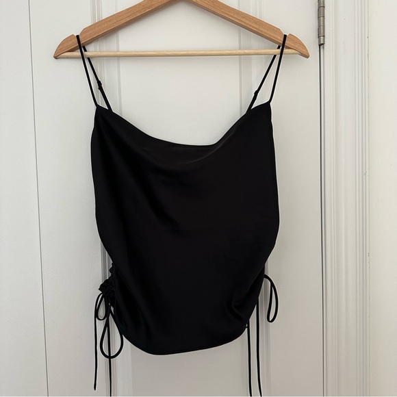 Dynamite Hazel Drawstring Side Cowl Neck Cami - Picture 6 of 8